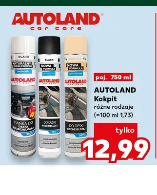 Kokpit Autoland czarny matowy promocja w Kaufland