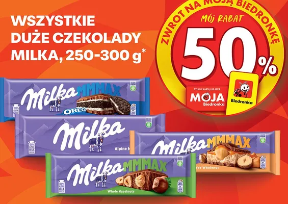 Czekolada Alpine Milk promocja w Biedronka
