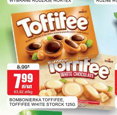 Bombonierka Toffifee White Storck promocja w Bingo