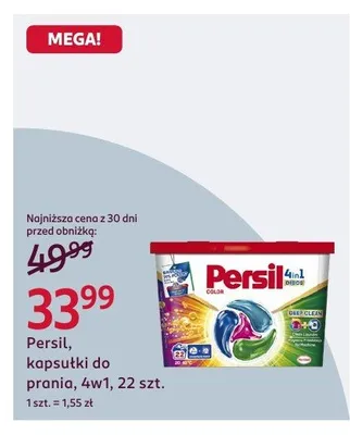 Kapsułki do prania promocja w Rossmann