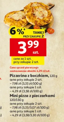 Pizzerina z boczkiem promocja w Auchan