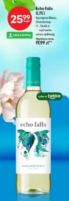 Wino Echo Falls Sauvignon Blanc promocja w Żabka