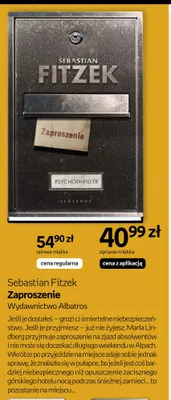 Książka Sebastian Fitzek Zaproszenie promocja w Empik