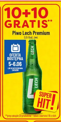 Piwo Lech Premium promocja w POLOmarket