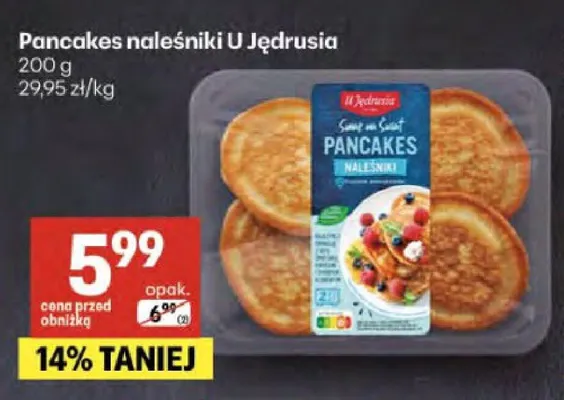 Pancakes naleśniki U Jędrusia promocja w Delikatesy Centrum