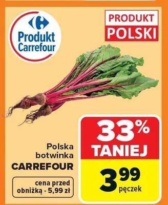 Polska botwinka promocja w Carrefour Market