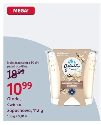 Świeca zapachowa promocja w Rossmann