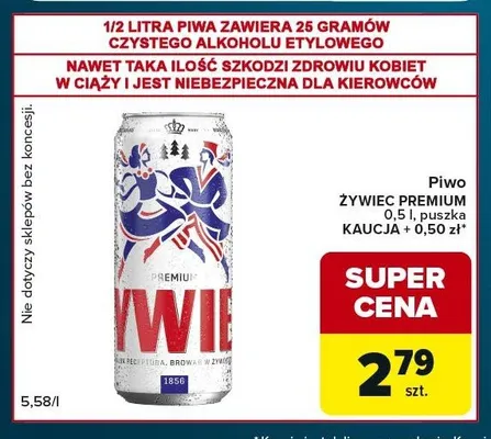 Piwo Żywiec Premium promocja w Globi