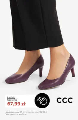 Czółenka damskie Lasocki promocja w CCC