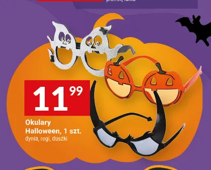 Okulary Halloween rogi promocja w Twój Market