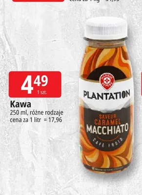 Kawa mrożona Plantation Caramel Macchiato promocja w Leclerc