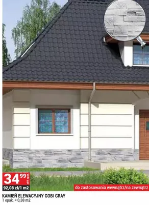KAMIEŃ ELEWACYJNY GOBI GRAY promocja w Merkury Market