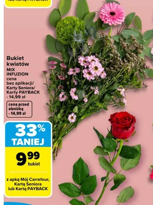 Róża premium promocja w Carrefour