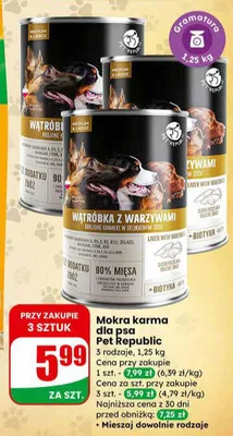 Mokra karma dla psa 3 rodzaje promocja w Dino