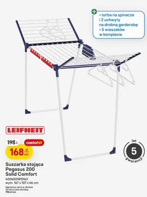 Suszarka stojąca Pegasus 200 Solid Comfort promocja w Castorama