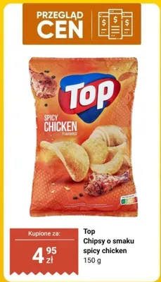 Chipsy o smaku spicy chicken promocja w Biedronka