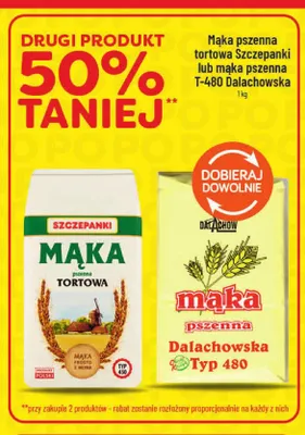 Mąka pszenna typ 480 Dalachowska promocja w POLOmarket