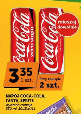 Napój gazowany Coca-Cola zero sugar promocja w ABC
