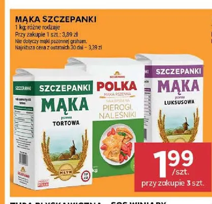 Mąka Szczepanki promocja w Stokrotka
