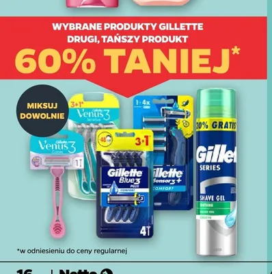 Żel do golenia Gillette Series Soothing promocja w Netto
