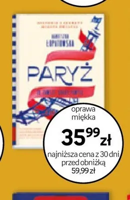 Książka Paryż oprawa miękka promocja w Empik