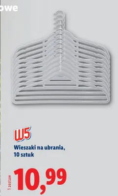 Wieszaki na ubrania promocja w Lidl