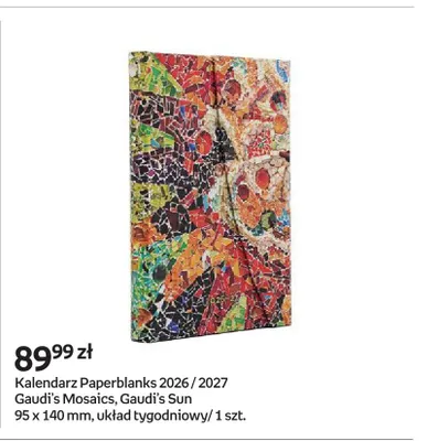Kalendarz Paperblanks 2026/2027 Gaudi's Sun promocja w Empik