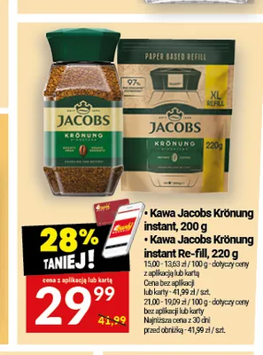 Kawa rozpuszczalna Jacobs Krönung promocja w Twój Market