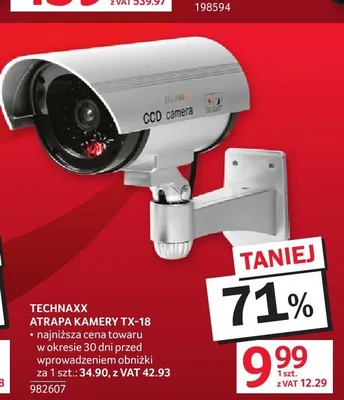 Atrapa kamery TECHNAXX TX-18 promocja w Selgros