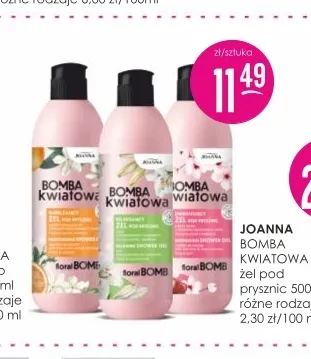 Żel pod prysznic Bomba Kwiatowa Joanna promocja w Drogerie Jasmin