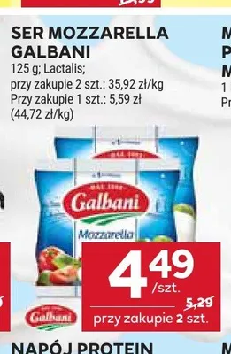 Ser Mozzarella Galbani promocja w Stokrotka