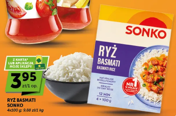 Ryż Basmati Sonko 4-pak 100 g promocja w ABC