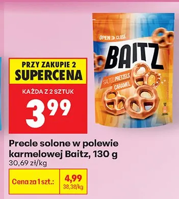 Precle solone w polewie karmelowej Baitz promocja w Biedronka