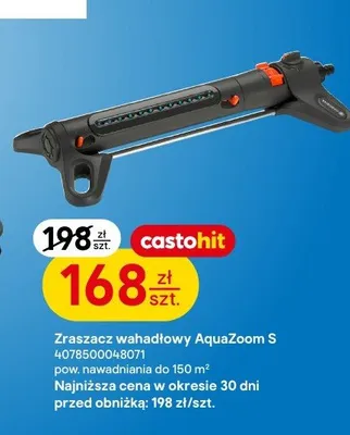 Zraszacz wahadłowy Gardena AquaZoom S promocja w Castorama