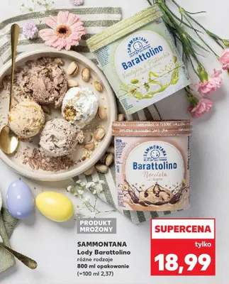 Lody Barattolino różne rodzaje promocja w Kaufland