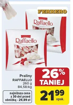 Praliny Raffaello Ferrero promocja w Carrefour