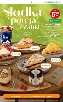 Deser korzenne brûlée Słodka Pracownia promocja w Żabka