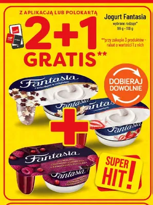 Jogurt Fantasia promocja w POLOmarket