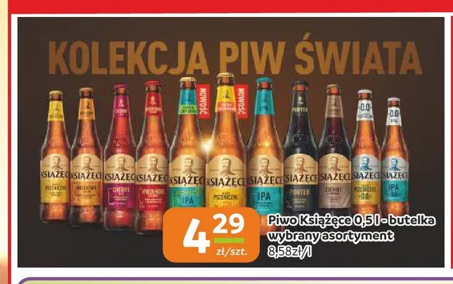 Piwo Książęce Złote Pszeniczne promocja w Społem Częstochowa
