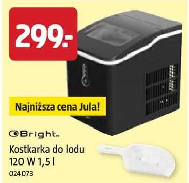Kostkarka do lodu Bright 120W 1,5l promocja w Jula