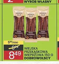 Wiejska przekąskowa wieprzowa Dobrowolscy promocja w Wafelek