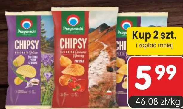 Chipsy Przysnacki Smaki Polski Intersnack promocja w Market Point