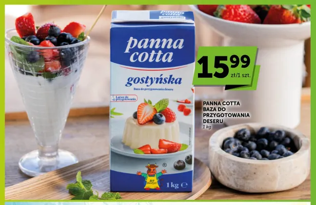 Panna cotta baza do przygotowania deseru Gostyńska promocja w Euro Sklep