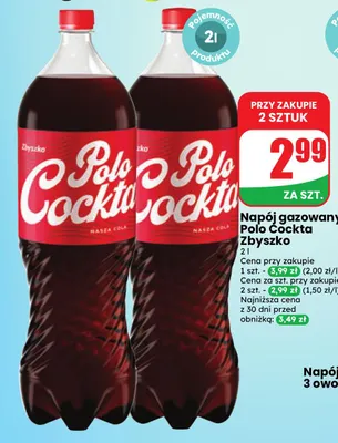 Napój gazowany Polo Cockta Zbyszko promocja w Dino
