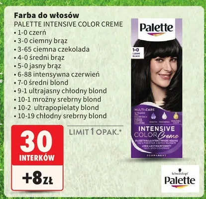 Farba do włosów 1-0 czerń promocja w Intermarche