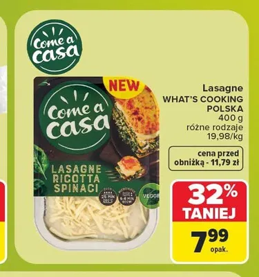 Lasagne Come a Casa promocja w Carrefour
