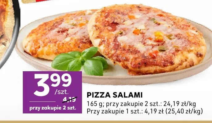 Pizza Salami promocja w Stokrotka
