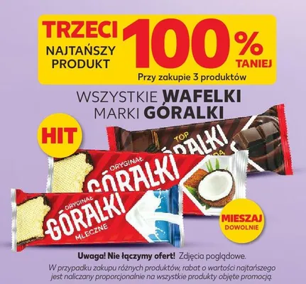 Wafelki wszystkie rodzaje  promocja w Kaufland