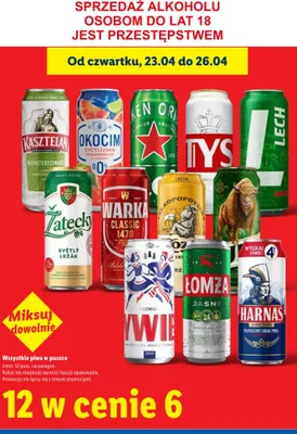Piwo Żywiec promocja w Lidl