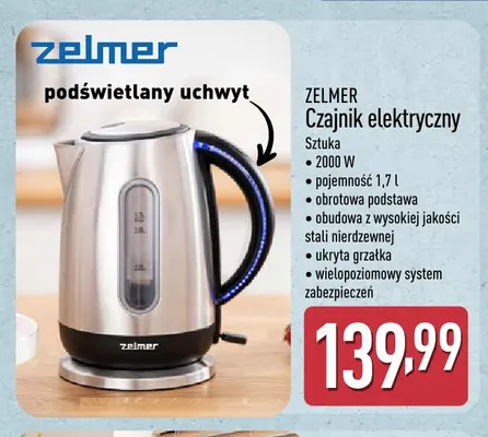 Czajnik elektryczny Zelmer promocja w Aldi